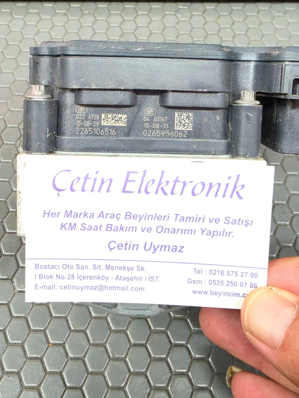 0265956062 2265106516 PEUGEOT 308 ABS BEYNİ