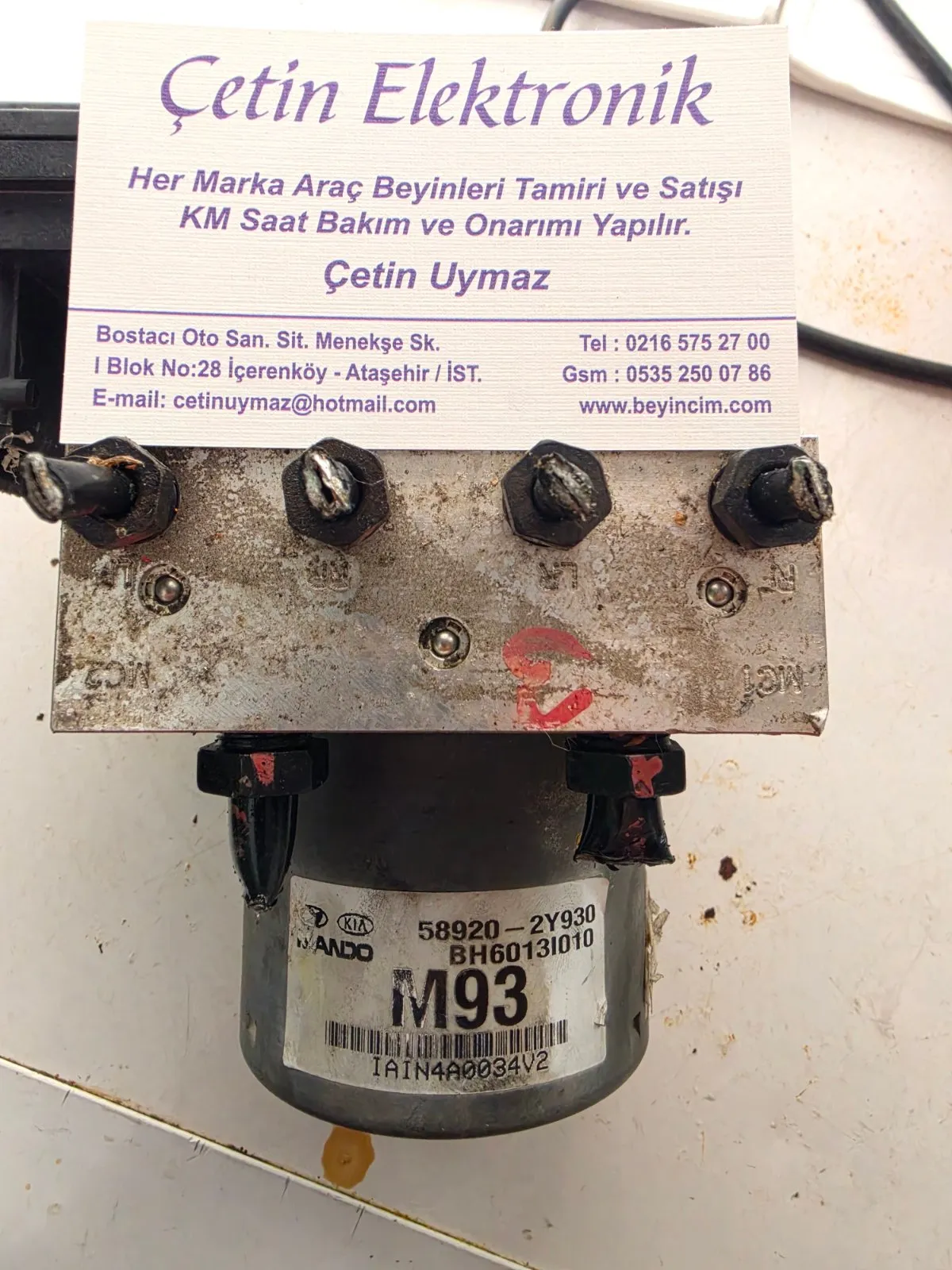 HYUNDAI IX35 ABS POMPA MODÜLÜ KONTROL ÜNİTESİ HİDROLİK BLOKLAR 58920-2Y930 -