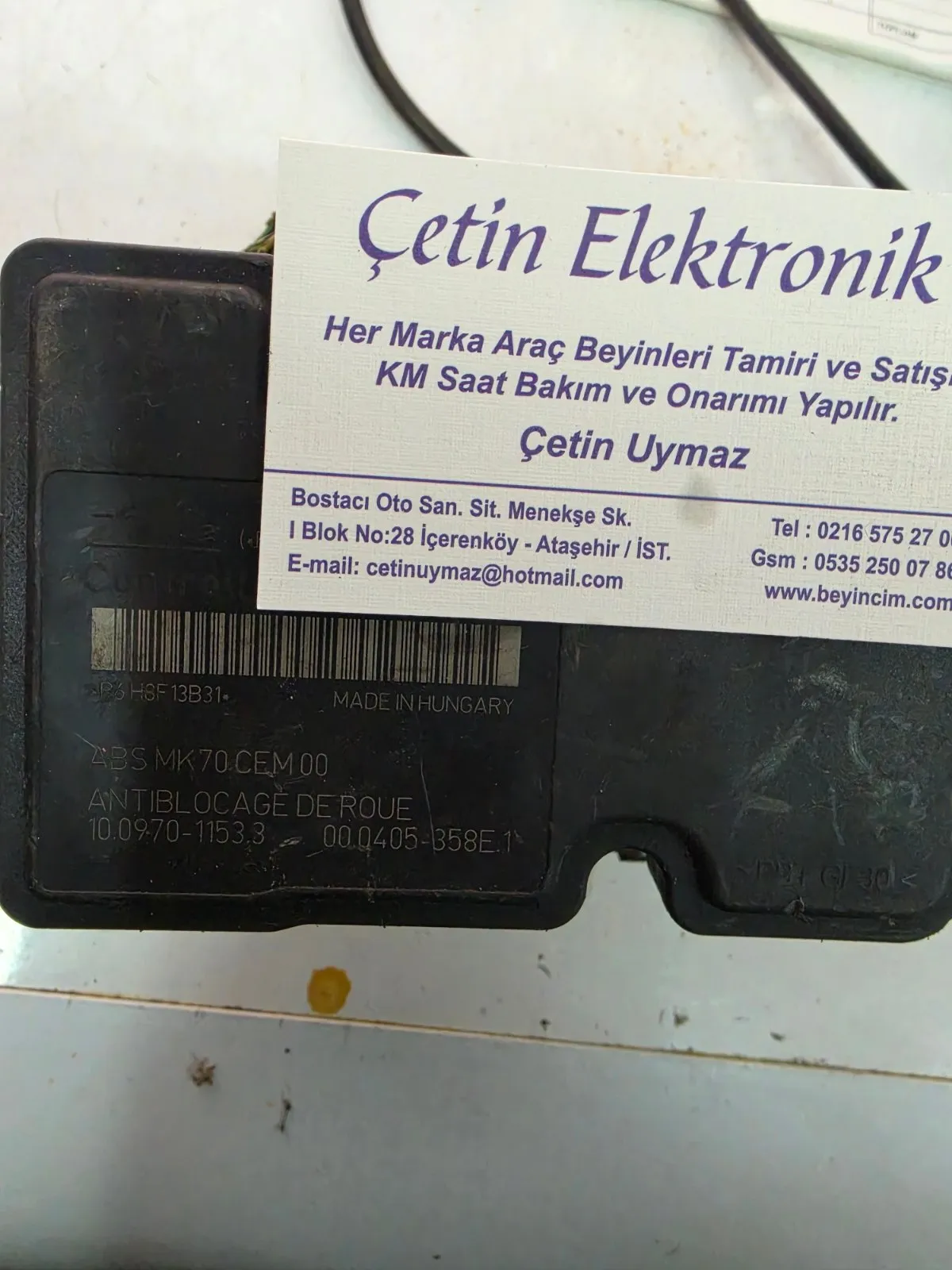 PEUGEOT 207 ABS BEYNİ 10.0970-1153.3 9665344180
