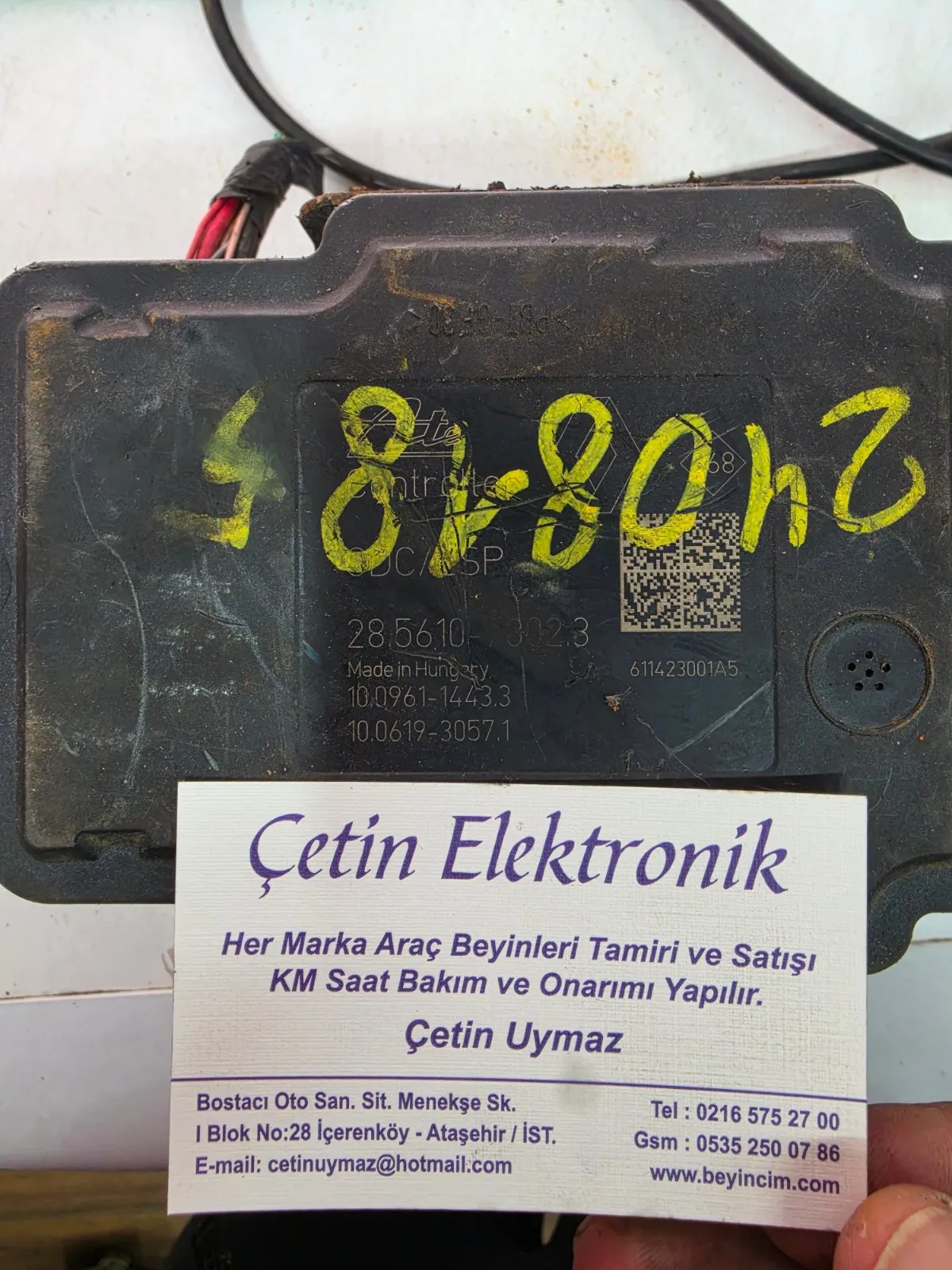 28.5610- 7802.3 RENAULT LAGUNA3 ABS BEYNİ 10.0961-1443.3