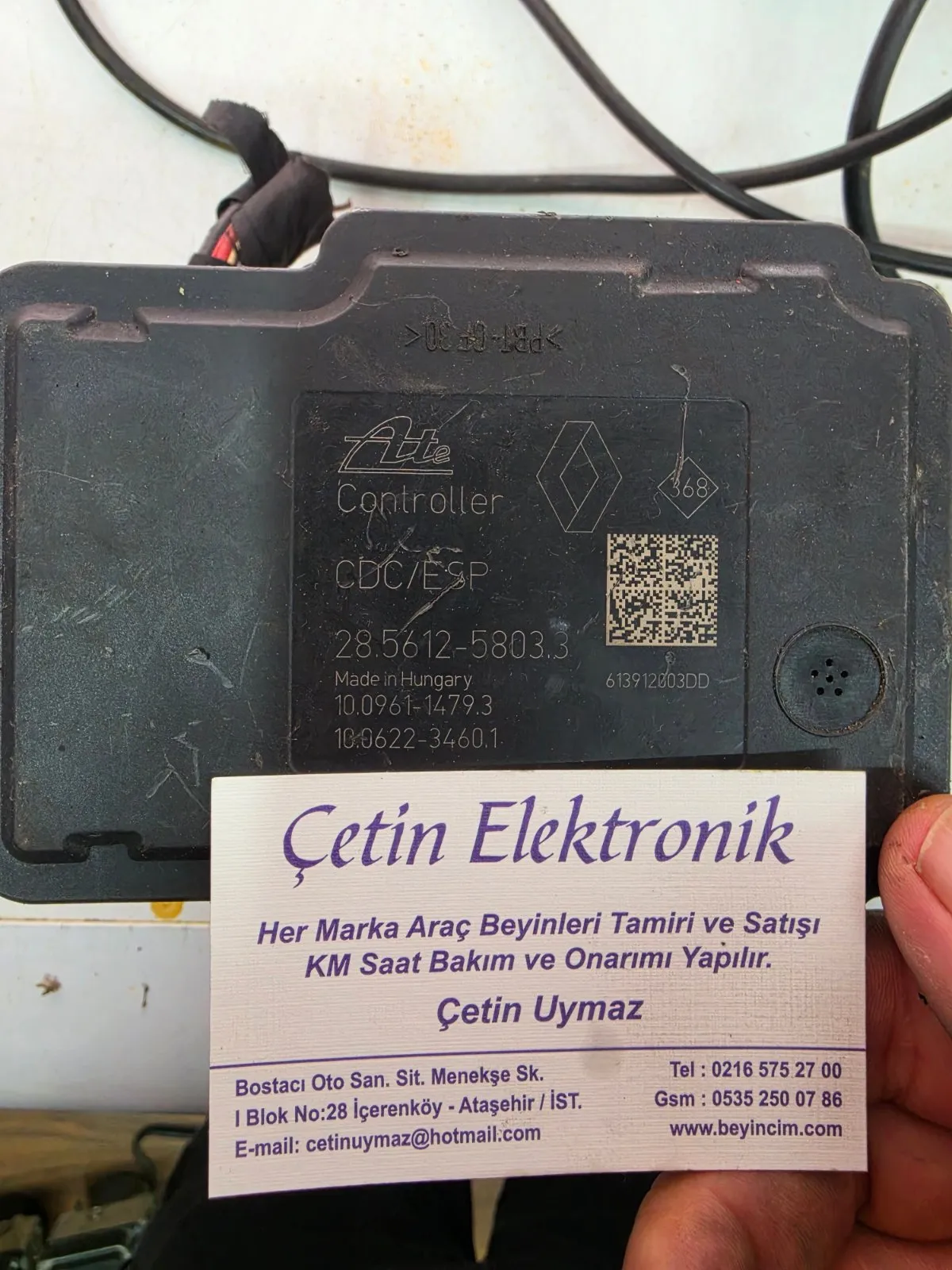 10.0961-1479.3 28.5612-5803.3 Renault Megane 3 Scenic ABS BEYNİ