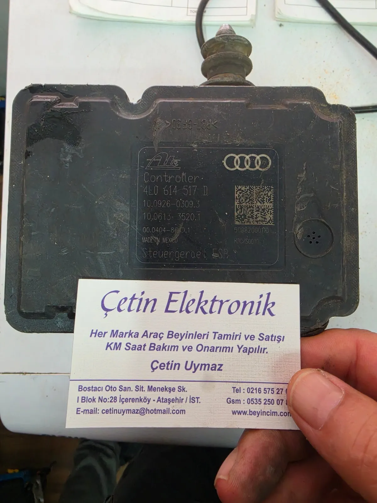 4L0614517D AUDİ Q7 ABS BEYNİ