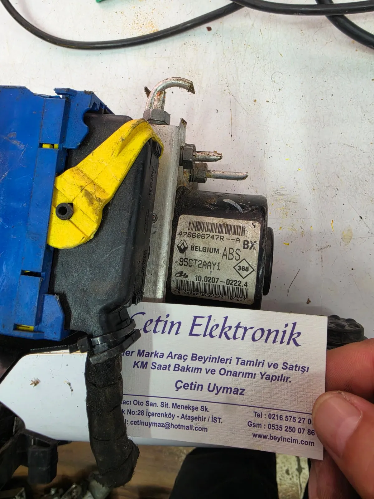 Renault Fluence Megane 3 Abs Beyni 10.0207-0222.4 10.0970-1445.3 476606747R