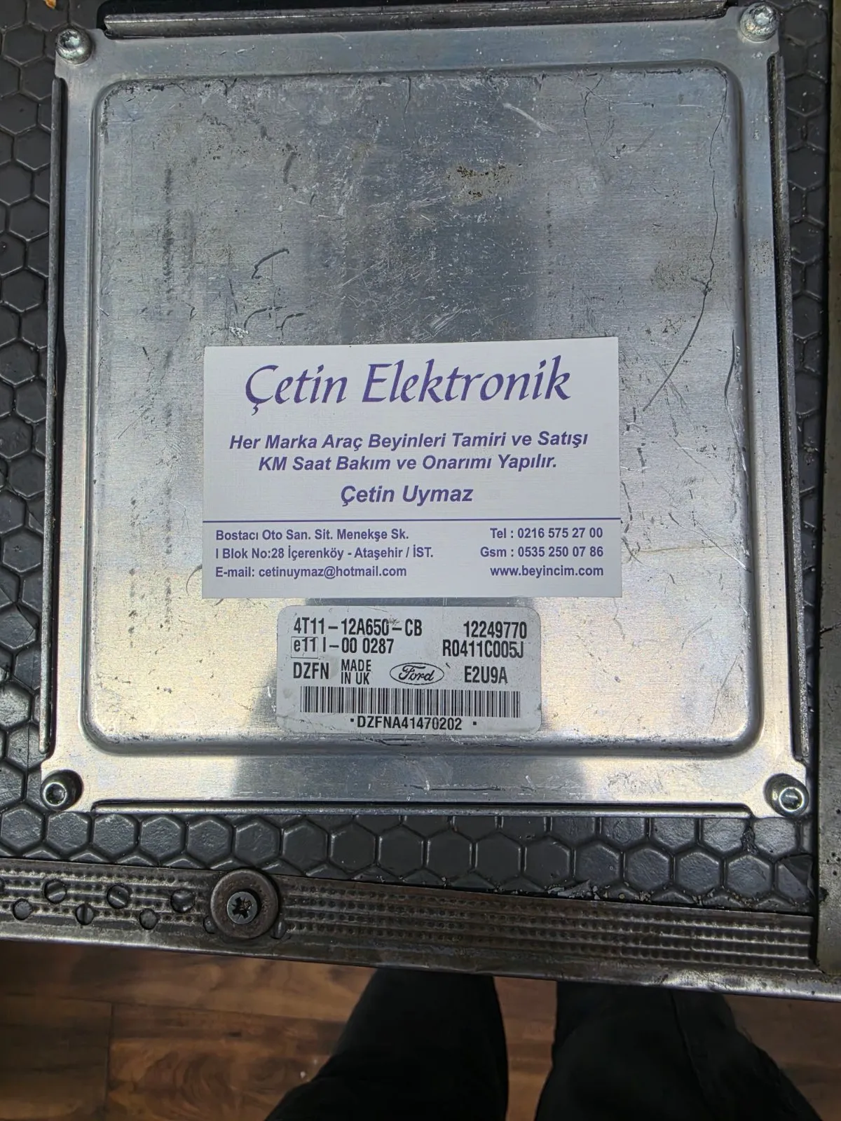 Ford Connect 1.8 TCDİ Çıkma Orijinal Motor Beyni 4T11-12A650-CB