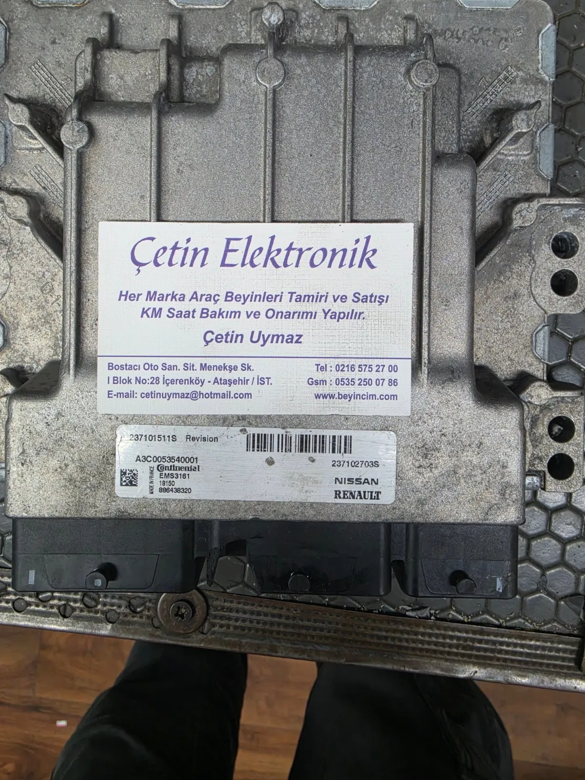 RENAULT CAPTUR J5 237102703S Motor Kontrol Ünitesi ECU 2013 14515449