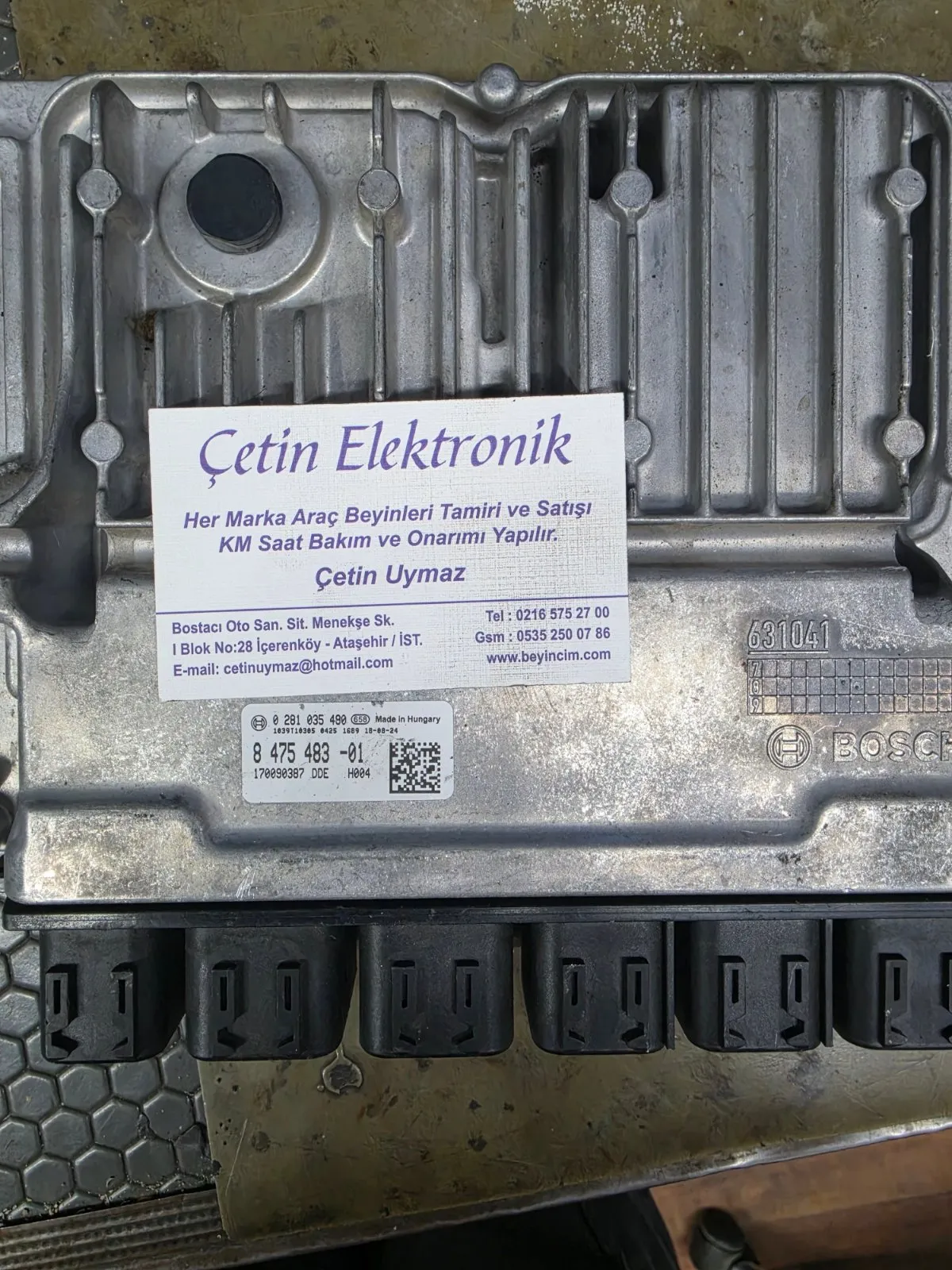 BMW G20 G30 G01 G02 Motor Beyin 8475483 0281035490 Orijinal Çık.
