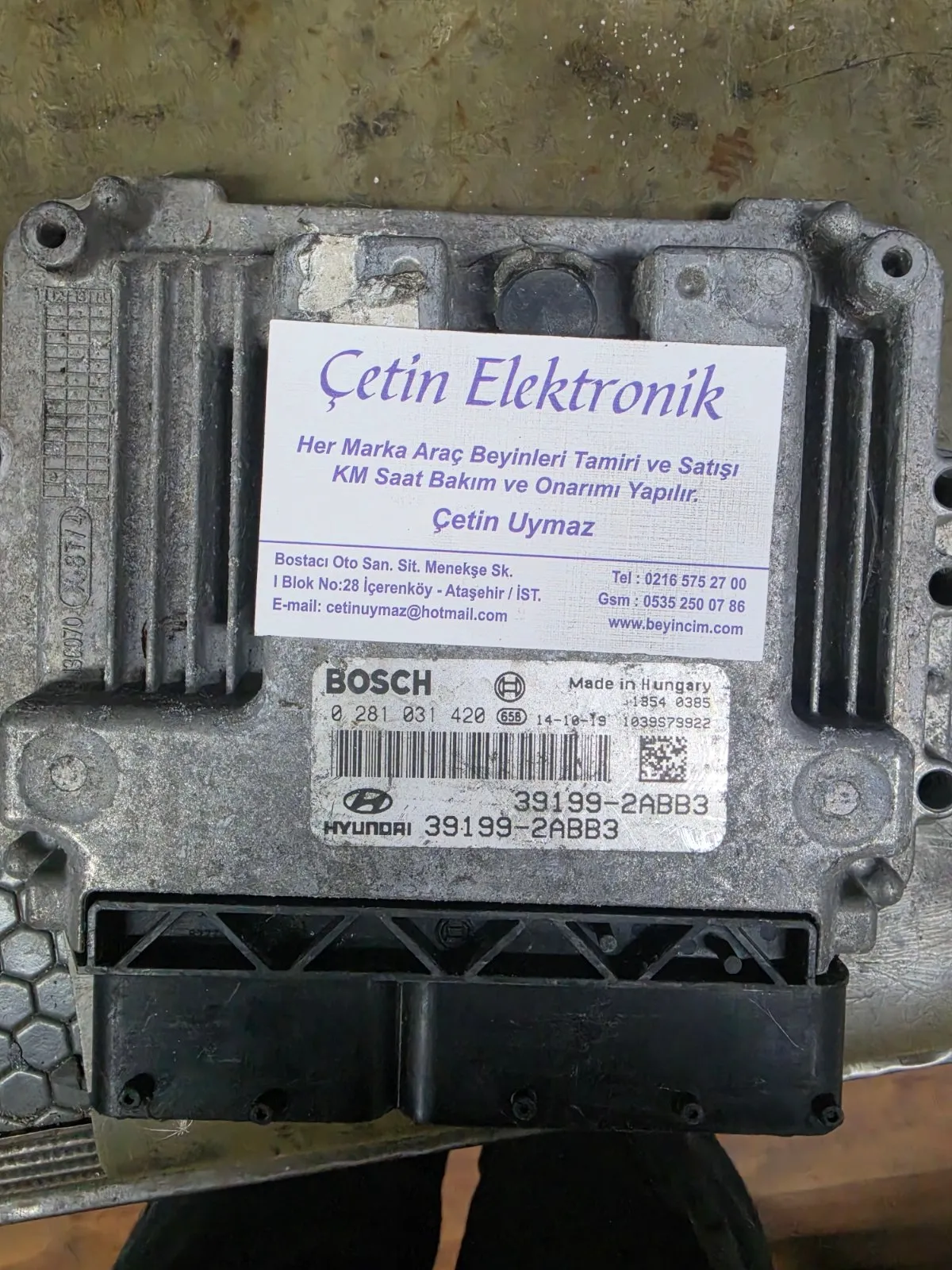 HYUNDAİ İX35 MOTOR BEYNİ 0281031420 / 39199-2ABB3