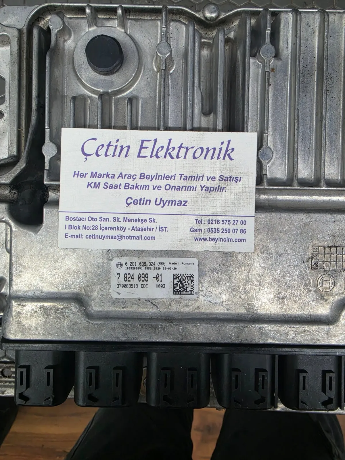 BMW X3 SERİSİ G01 MOTOR ECU 0281039324 7 824 099-01