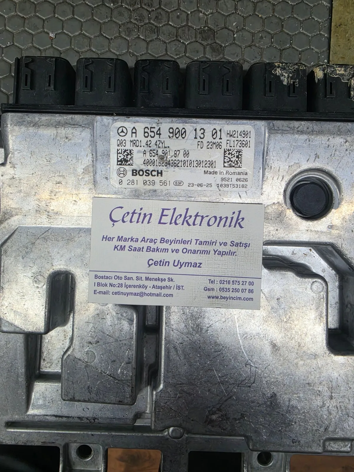 MERCEDES GLC A6549001301 0281039561 MOTOR BEYNİ