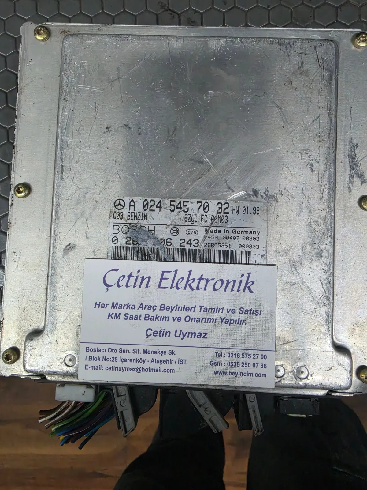 Mercedes w202 c serisi motor beyni A0245457032