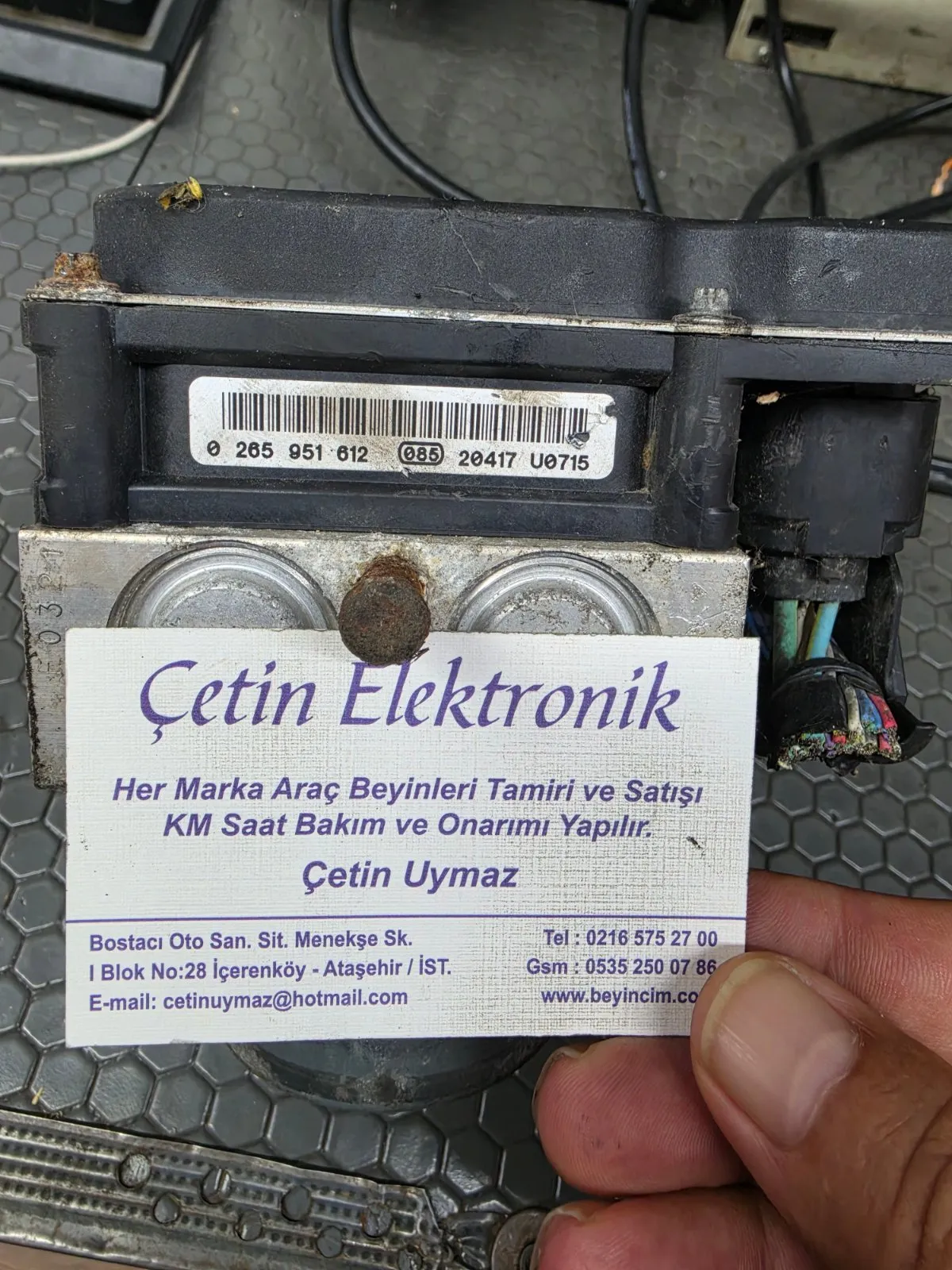 CITROEN DS4 9678558080 0265951612 ABS BEYNİ