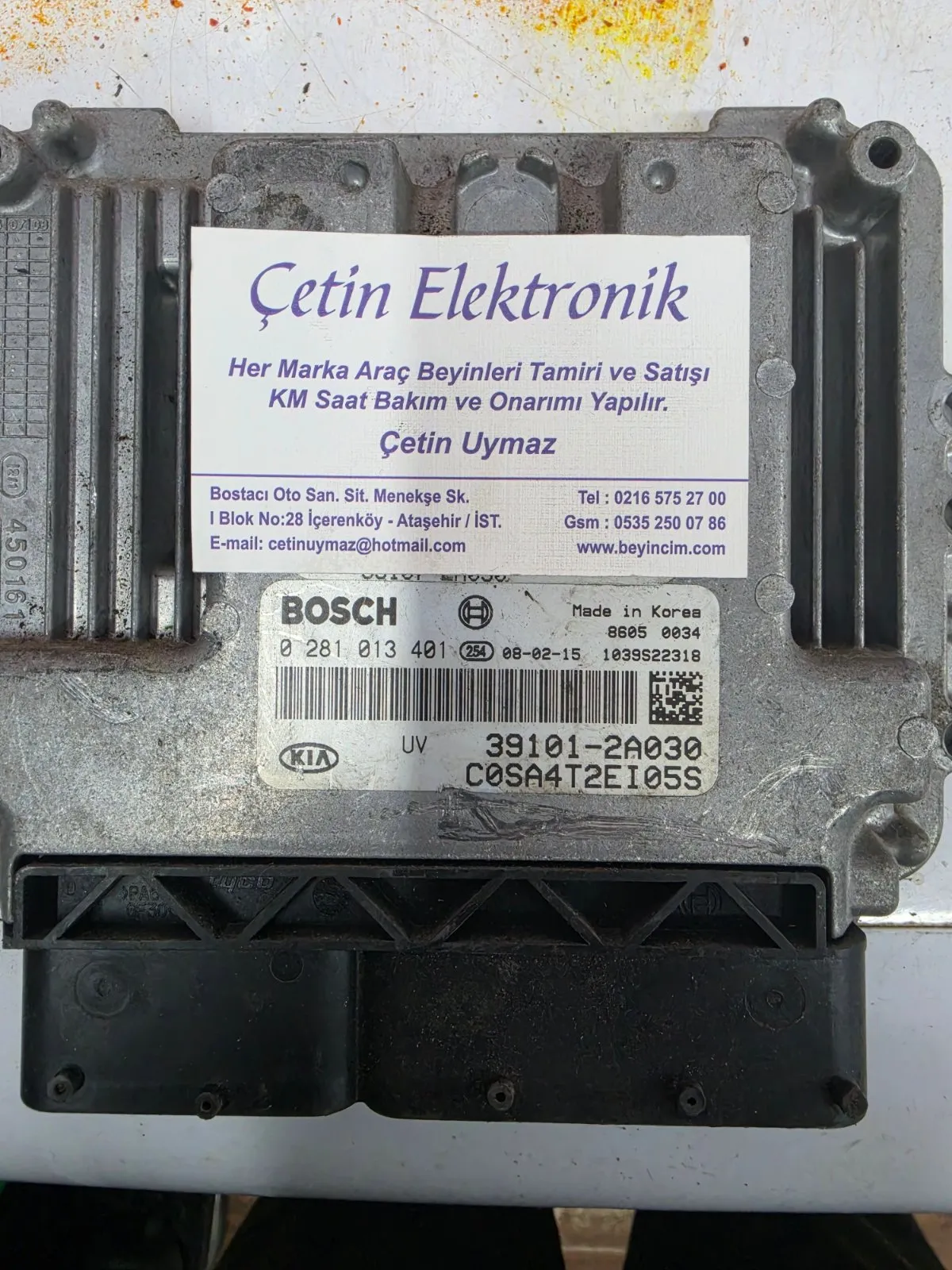 KIA MOTORS 39101-2A030 Bosch 0281013401
