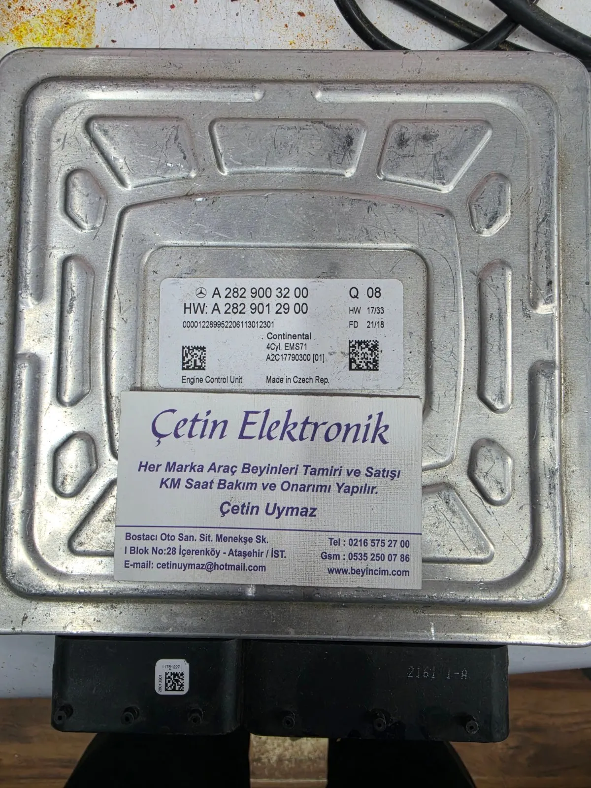 MERCEDES W177 A SERİSİ MOTOR BEYNİ A2829003200 EMS71 A2C17790300