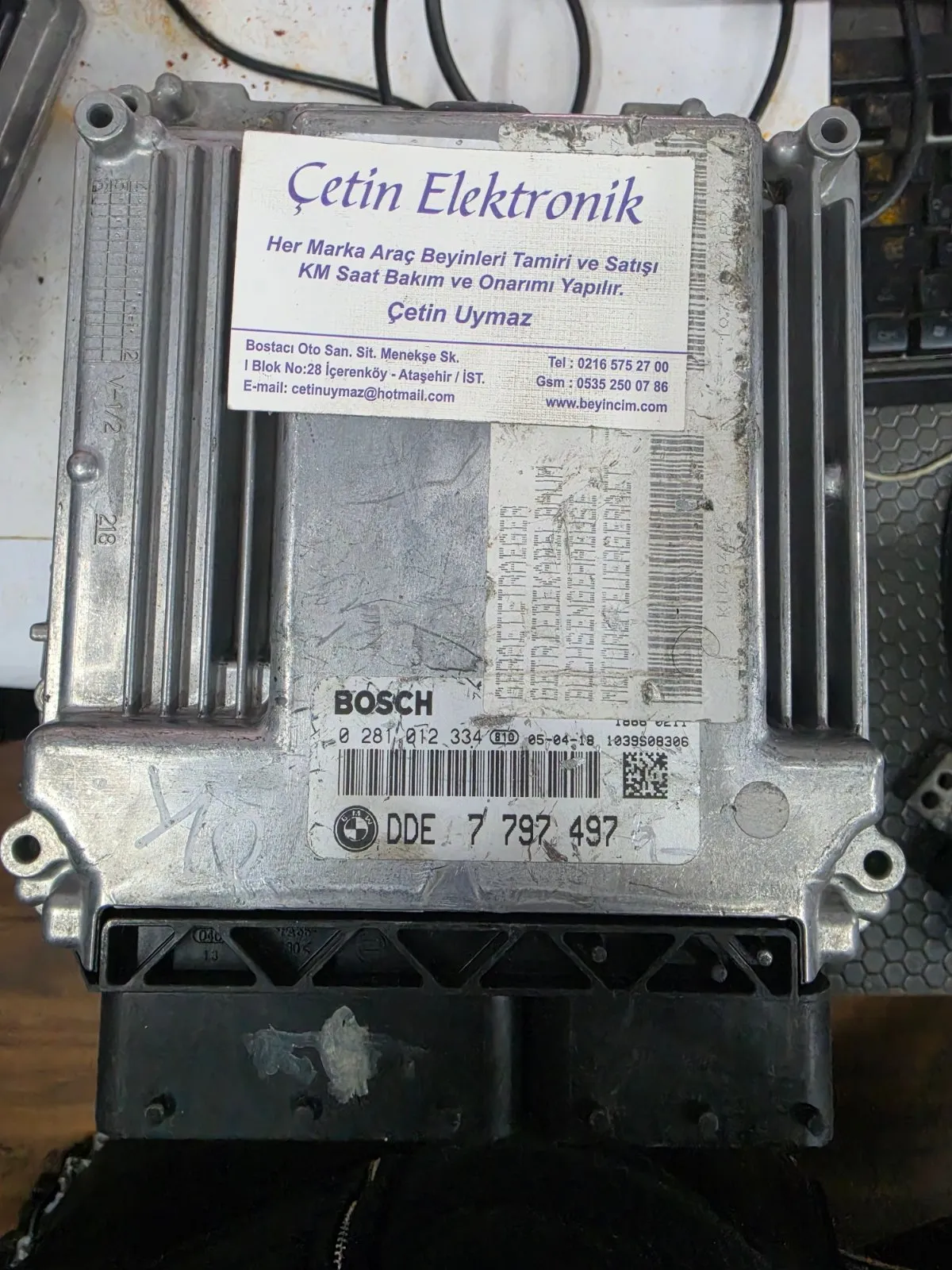 BMW 3 SERİSİ E90 MOTOR BEYNİ 0281012334 / DDE7897497