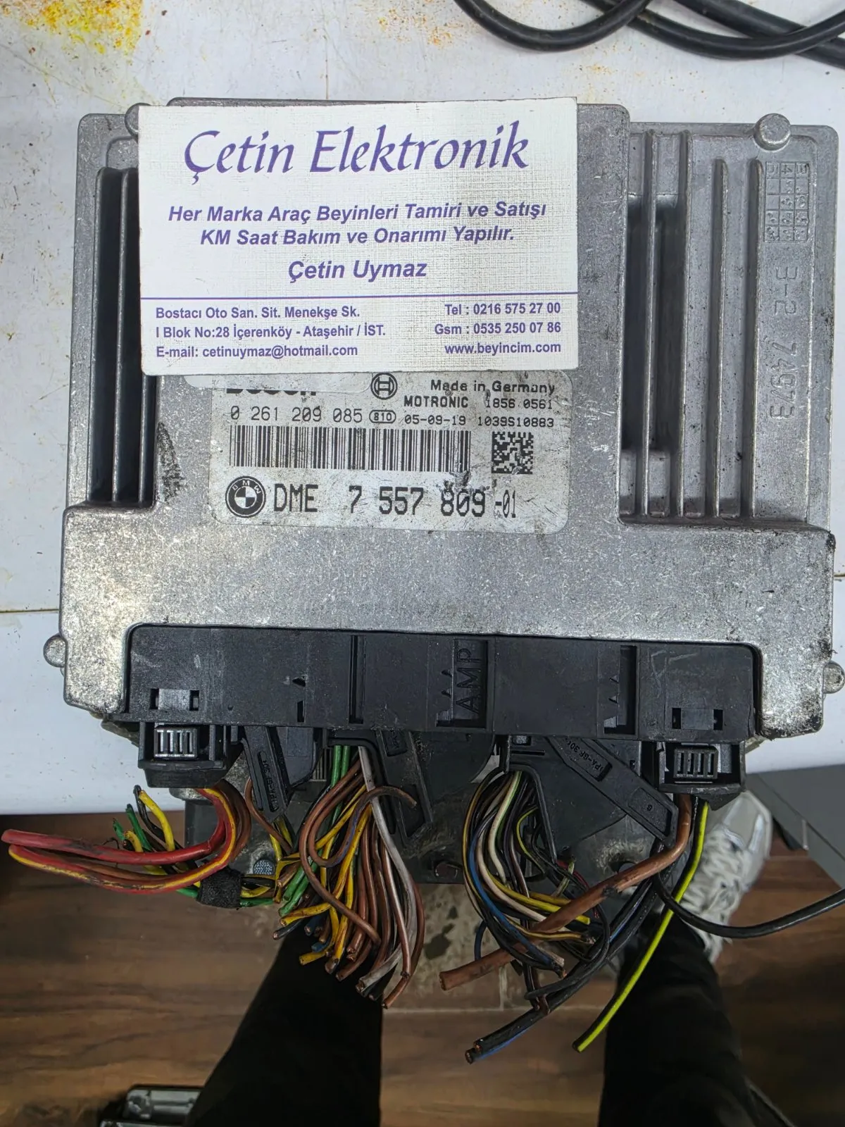 0261209085 BMW 3 SERİSİ MOTOR BEYNI 7557809